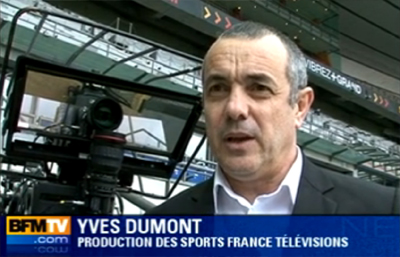 Rugby en 3D sur BFMTV Yves Dumont