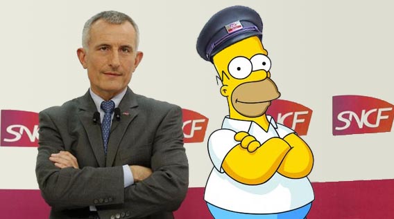 Guillaume Pepy et Homer Simpson